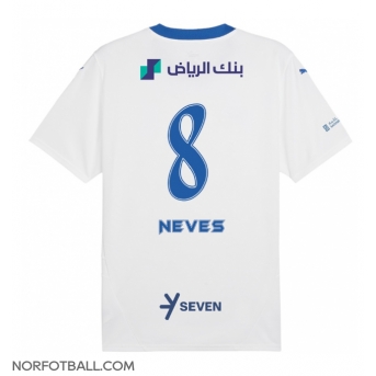 Billige Fotballdrakt Al-Hilal Ruben Neves #8 Replika Bortedrakt 2024-25 Kortermet